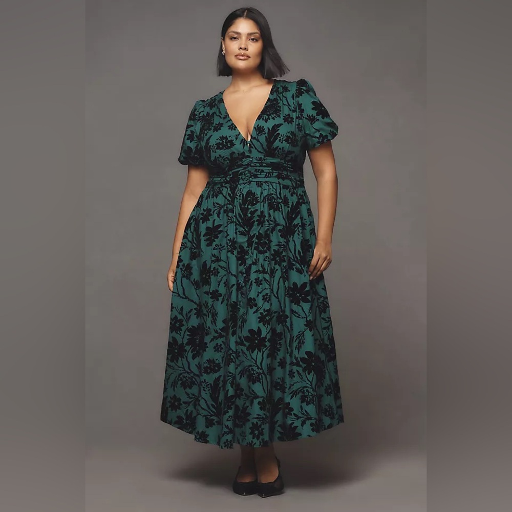 Anthropologie The Katerina Button-Front Dress Sz. X-Large NWT